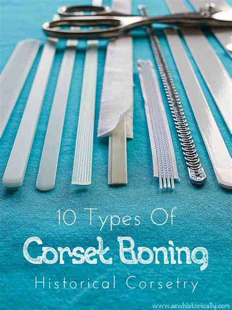 types of boning for sewing